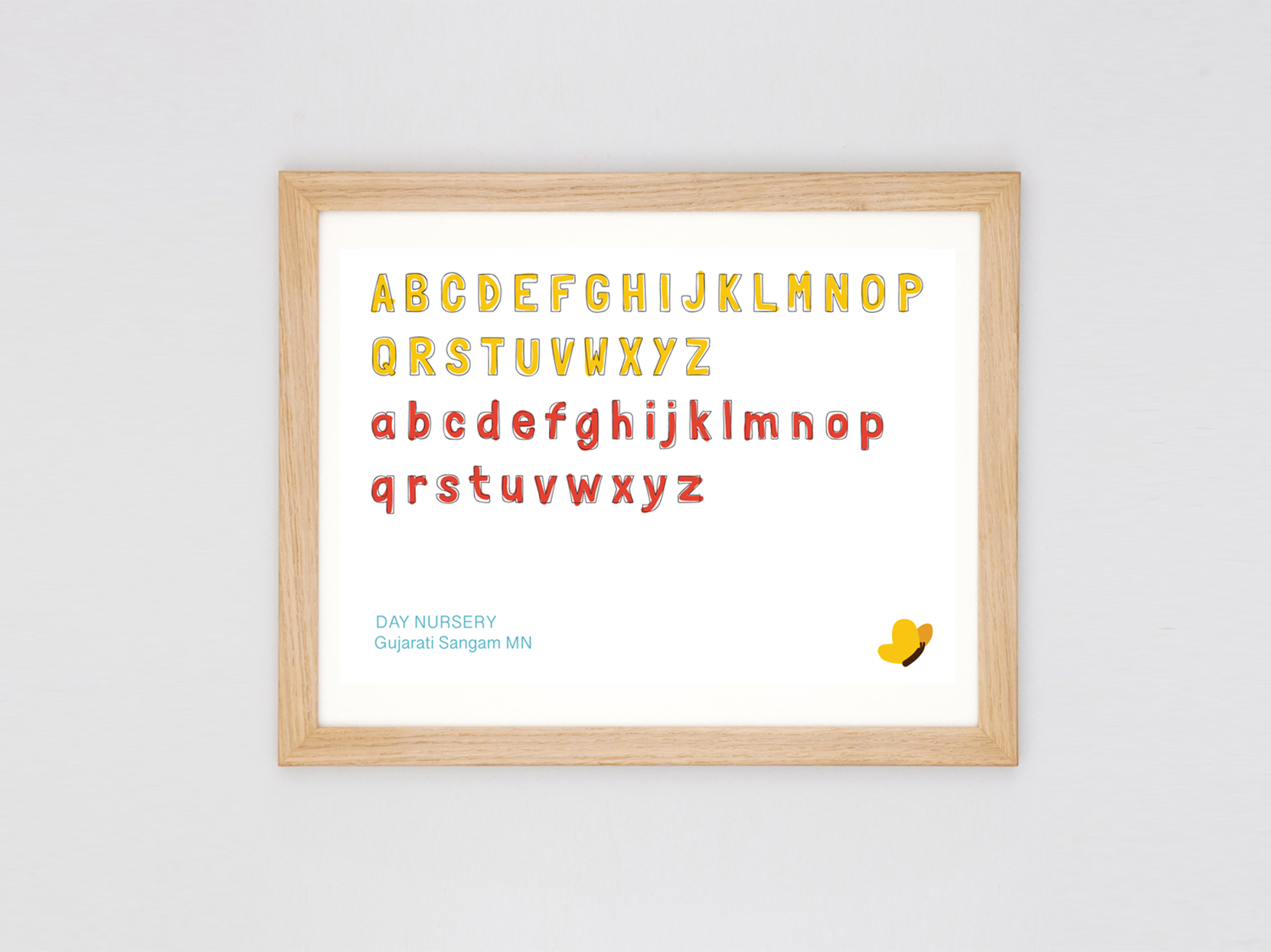 Bespoke typography design for Growing Minds Nursery